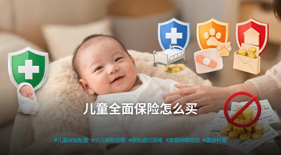 儿童全面保险怎么买