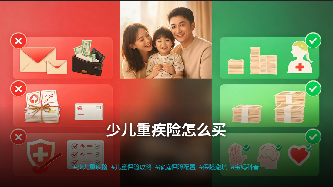 少儿重疾险怎么买