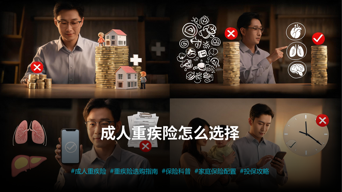 成人重疾险怎么选择