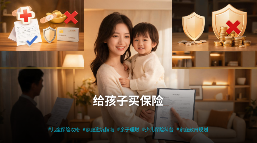 孩子的保险到底怎么买